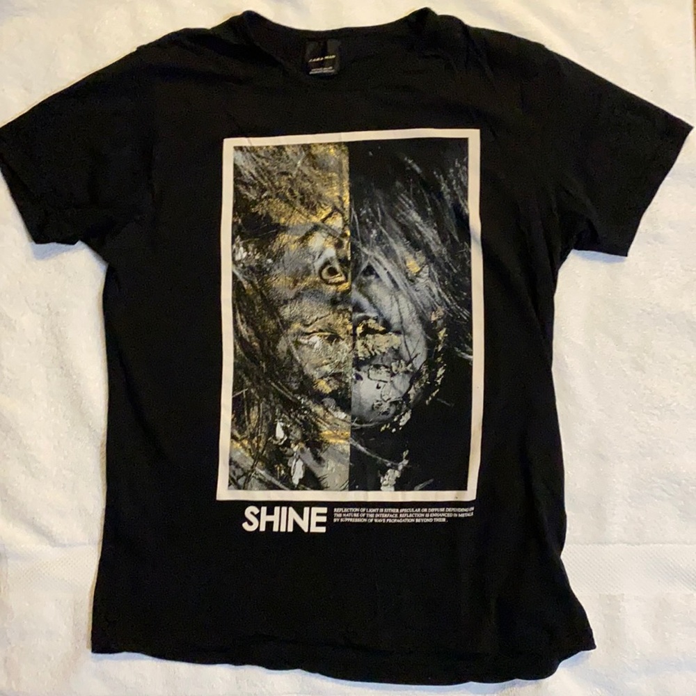 Zara shine shirt sz large euro 50 great condition
